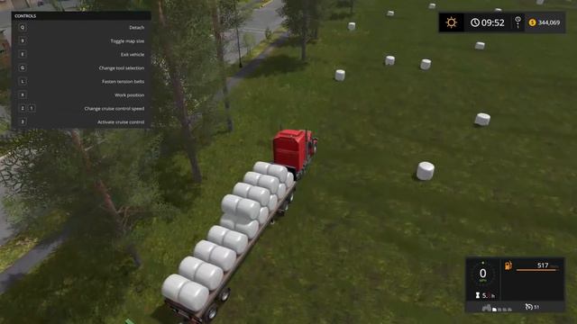 Farming Simulator 2017 Gameplay :EP79: Silage Snake! 4 Trailers! (PC HD Goldcrest Valley) смотреть онлайн