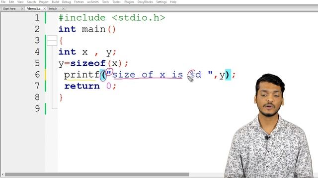 Size of an Integer Data Type | C Programming смотреть онлайн
