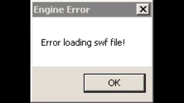 Ошибка Engine Error Error Loading swf file - решение смотреть онлайн