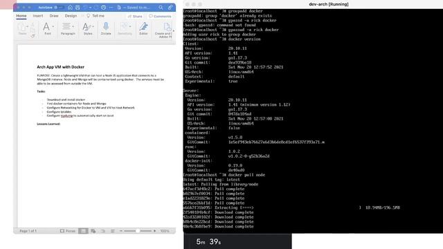 10 Minutes Or Less: Docker in Arch Linux смотреть онлайн