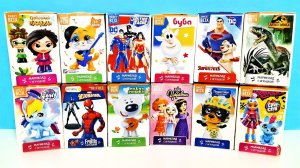 СЮРПРИЗЫ СВИТ БОКС Mix! Ми-ми-мишки, БУБА, Человек-паук Marvel, DC, Jurassic World, Царевны, ПОНИ