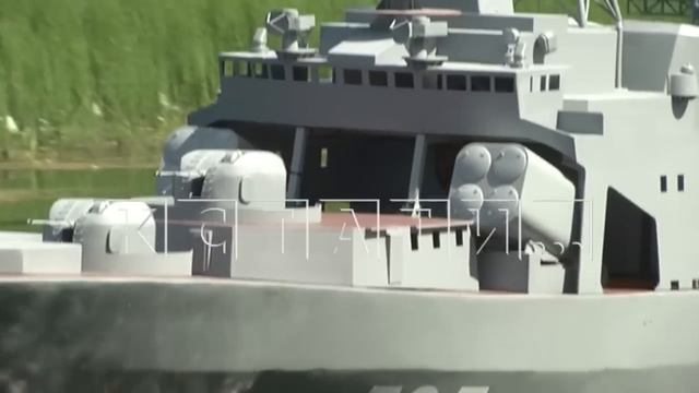 Огромную копию ракетного крейсера, в котором помещаются 2 человека, построили в Кстовском районе смотреть онлайн