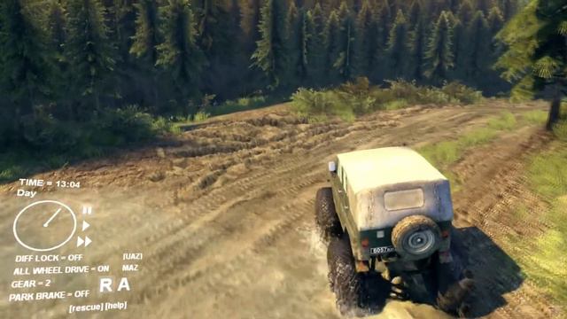 Пробный заезд в SPINTIRES™ смотреть онлайн