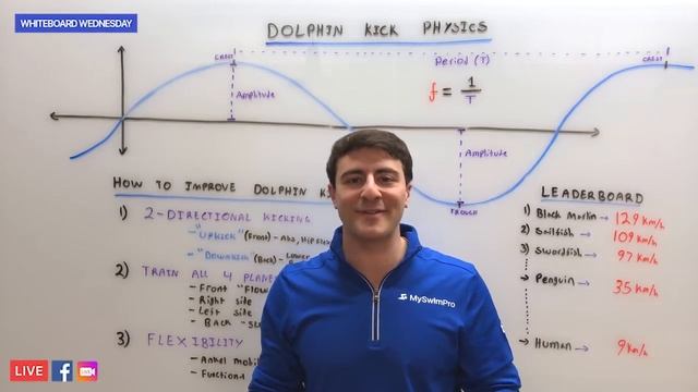 How To Improve Underwater Dolphin Kick | Whiteboard Wednesday смотреть онлайн