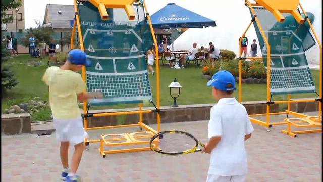 Теннис Мастер Партнер парная тренировка смотреть онлайн