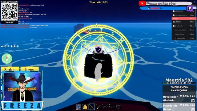 ESPERANDO o UPDATE e JOGANDO COM INSCRITOS no BLOXFRUITS!! - ROBLOX LIVE