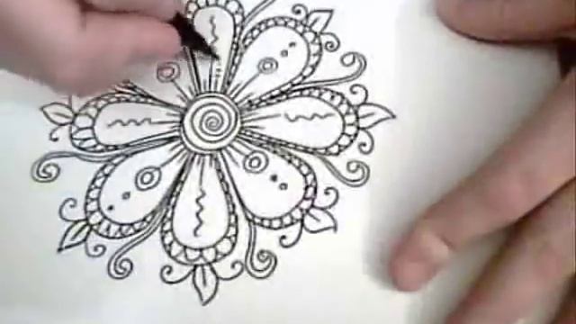 Flowers are Fun! - Ink Drawing смотреть онлайн