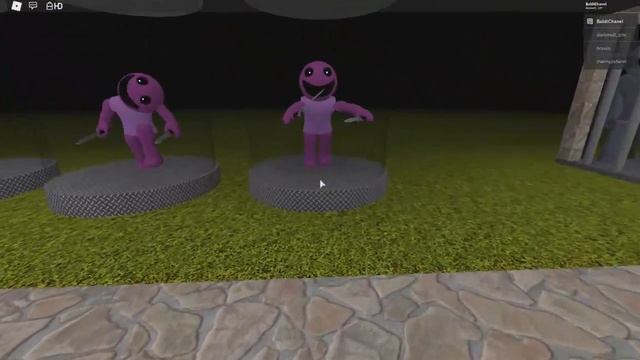 NEW PIGGY PURPLE GUY JUMPSCARE - ROBLOX CUTSOM CHARACTERS смотреть онлайн