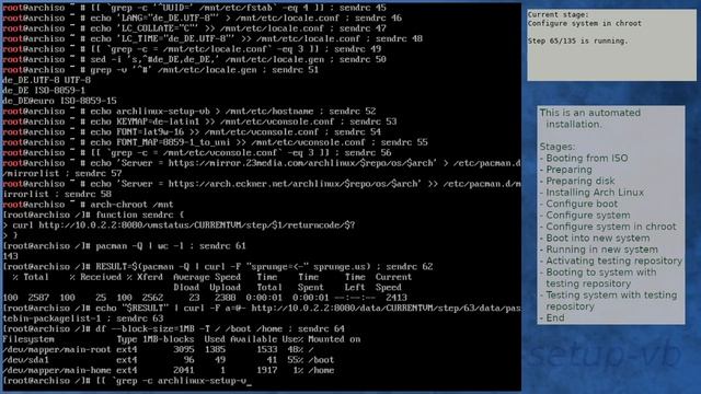 Arch Linux installation recording to kernel 5.13.1-arch1-1 (testing) смотреть онлайн