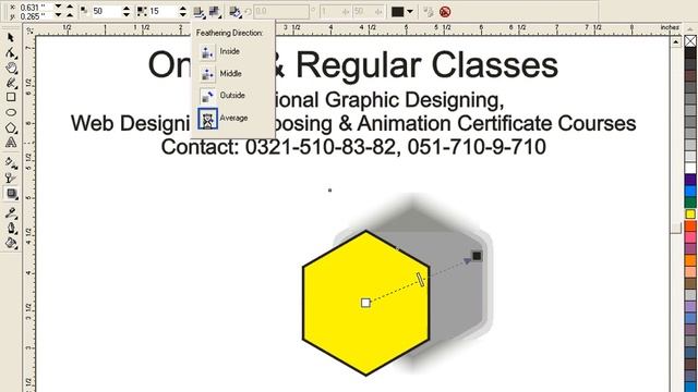 Learn CorelDRAW GRAPHICS SUITE X4 & 9 in URDU - IACA Lesson 2 Tools P9.5 смотреть онлайн
