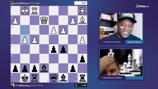 Playing Hand and Brain Chess with Abhi - The Youngest IM in History! смотреть онлайн
