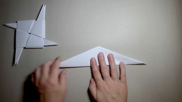 DIY - How to make a BIG SHURIKEN NINJA from A4 paper смотреть онлайн