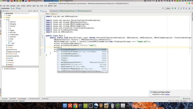 Урок Java 175: XML 4: Создание XML, SAX подход смотреть онлайн