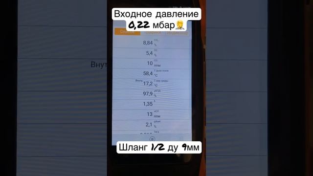 На что влияет диаметр газового шланга перед котлом? DD Naneo работает при 0,22 мбар на входе смотреть онлайн