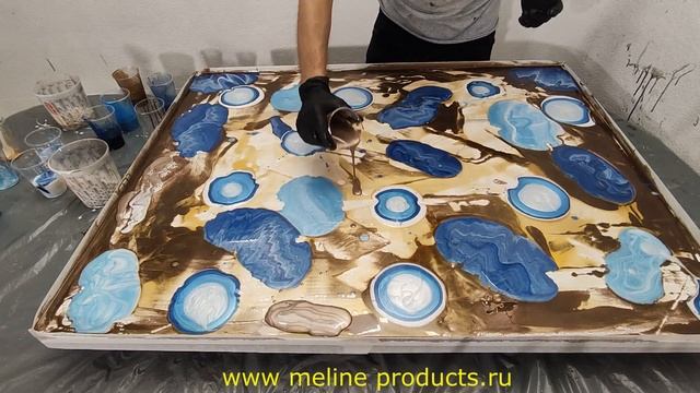 Набор №128. Эксклюзивные эпоксидные покрытия. Эпоксидная смола Metally epoxy 1:1. смотреть онлайн