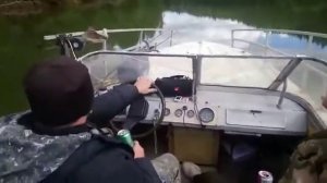 Водаметный катер Восток двигатель Таета.