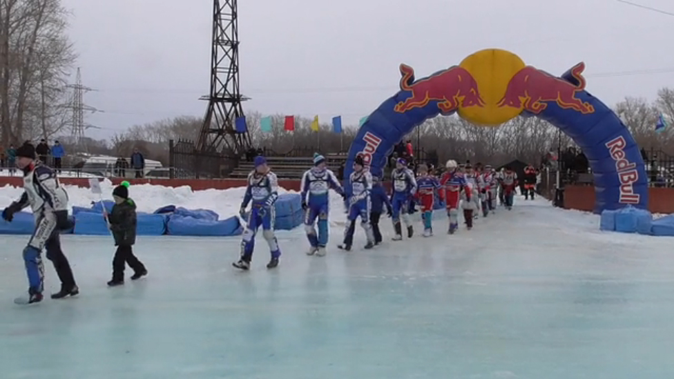 Открытие 2 этапа Чемпионата России 2015 по ледовому спидвею. смотреть онлайн