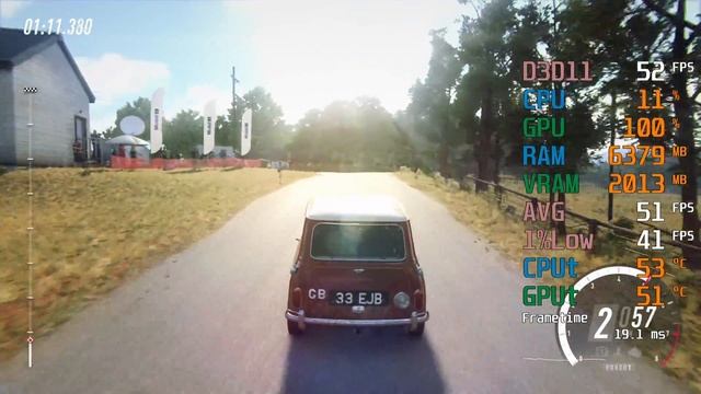Radeon Vega 7 Graphics -- AMD Ryzen 5 5600G -- DiRT Rally 2.0 FPS Test смотреть онлайн