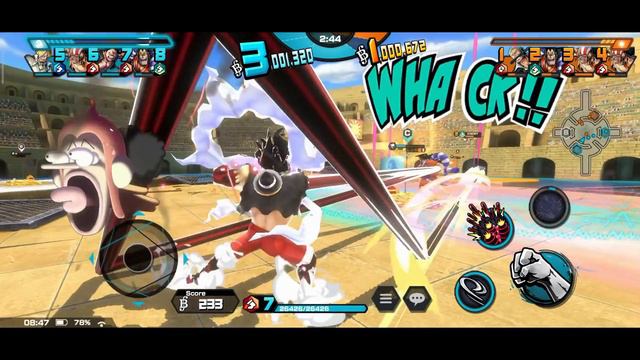 Tentando jogar com Luffy Snakeman Lv.100 l Gameplay l Rank SS l One Piece Bounty Rush - OPBR смотреть онлайн