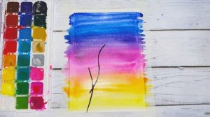 Как нарисовать простой рисунок акварелью. Правополушарное рисование