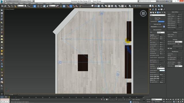 Управление физическими камерами в 3Ds Max (Урок по интерфейсу 3D Max) смотреть онлайн