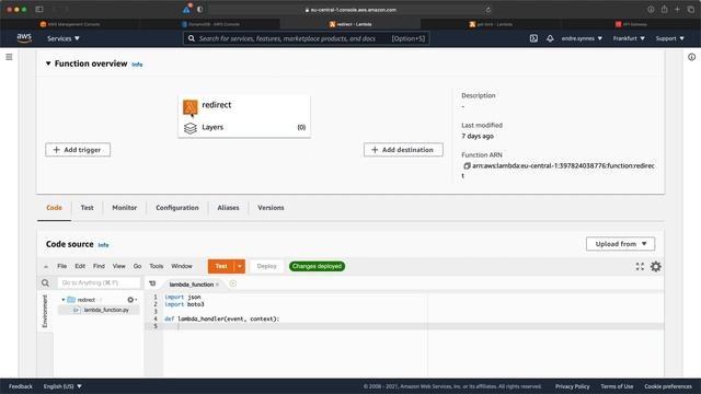 HTTP API Gateway part three - Redirect users using AWS Lambda integration смотреть онлайн
