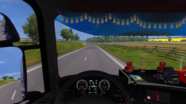 ETS2 | Scania V8 | Sound mod | 60FPS | 1.22.3 | смотреть онлайн