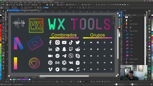 Resumo de Funções Macros for CorelDRAW wOxxOm Tools 2022 смотреть онлайн