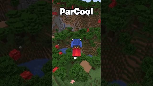 Minecraft ParCool Mod #shorts смотреть онлайн
