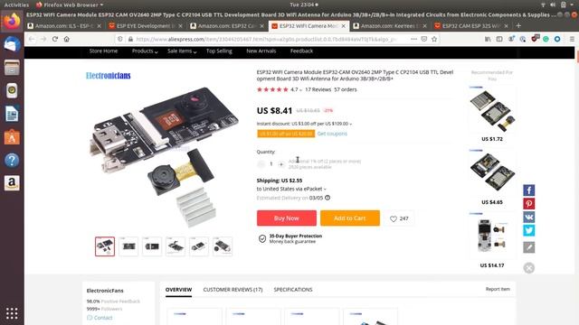 Hacker's Guide to Buying an ESP32 Camera Module [Tutorial] смотреть онлайн