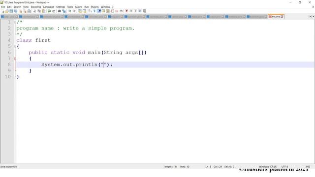 11th video of java || How to Create, Compile and run java program ? || Explained step by step. смотреть онлайн