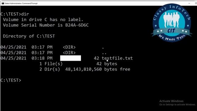 HACKING Windows 11 Batch Processing Day 7 DIR in Tamil Classy IT Academy смотреть онлайн