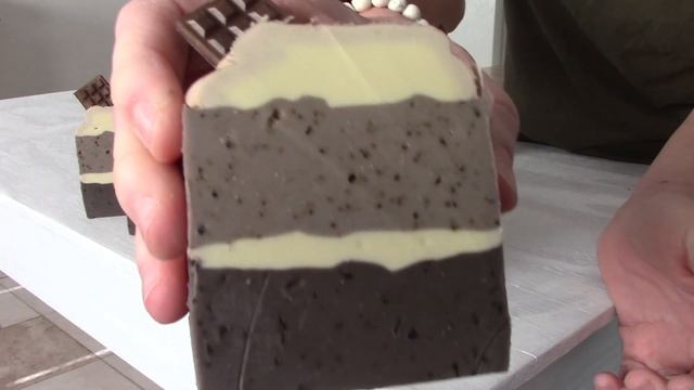 Cutting Mocha Java Goat Milk Soap смотреть онлайн