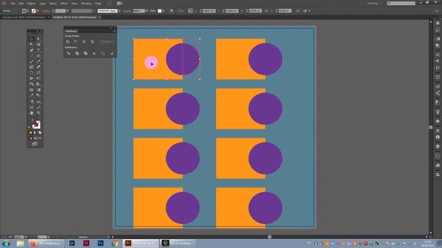 Палитра Pathfinder (обработка контуров) в Adobe Illustrator смотреть онлайн