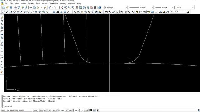 INVOLUTE GEAR PROFILE GENERATION IN AUTOCAD 2-D|| FOR HOB,MASTER GEAR, BROACHES & SHAVING CUTTER смотреть онлайн