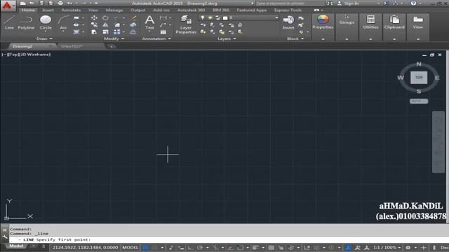 cad(2015-2016-2017) arabic tutorial 001 تعليم أوتوكاد (2015-2016-2017) بالأمثلة التطبيقية смотреть онлайн
