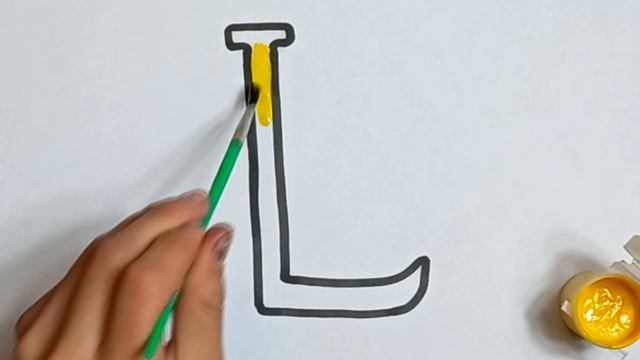 Как Нарисовать Буква L | Bolalar Uchun L Harfini cizish | How to draw letter L смотреть онлайн
