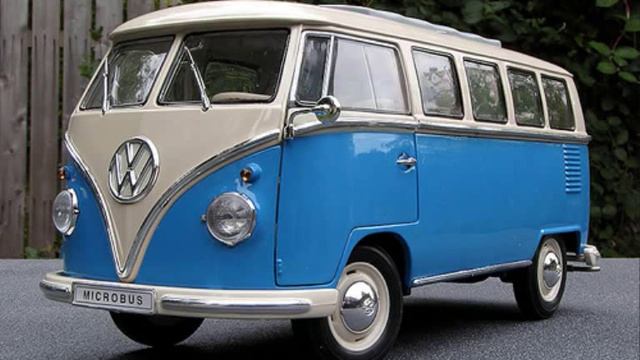 Welly 1/18 VW Vokswagen T1 Microbus Samba Blauw 1962.wmv смотреть онлайн