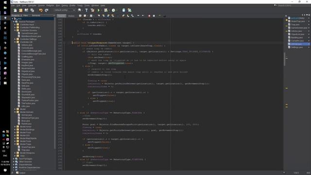 Java Netbeans Game Dev Log - part 51: snare trap and dead rabbits! смотреть онлайн