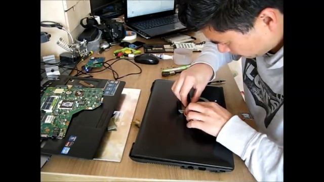disassemble asus x54h смотреть онлайн