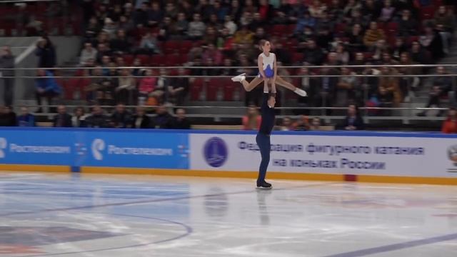Первенство России среди юниоров 2017 Пaрнoе кaтaние Короткая программа Амина АТАХАНОВА Илья СПИРИД смотреть онлайн
