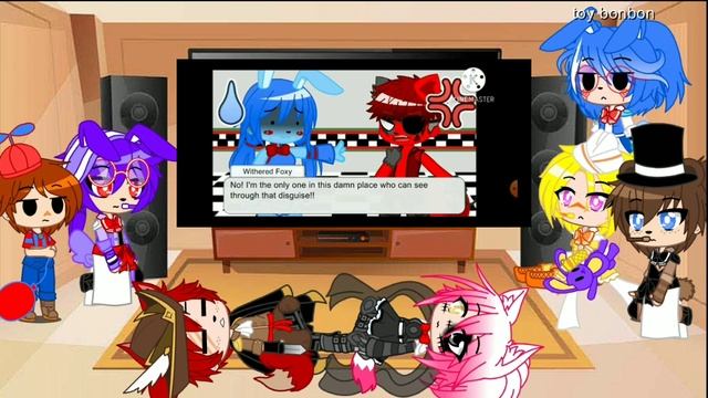my au react to 5am at freddy's sequel (fnaf 2) смотреть онлайн
