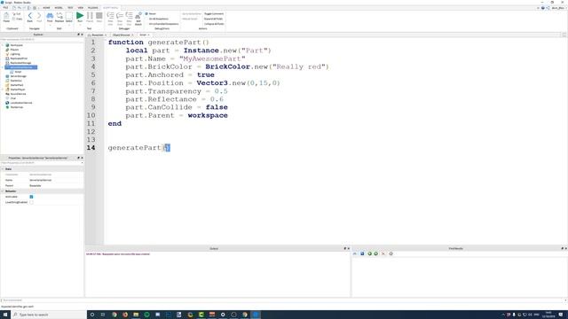 Roblox Beginner Scripting - Functions (Ep 6) смотреть онлайн