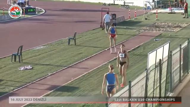 triple jump Highlights • 52st BALKAN Athletics U20 Championship Denizli 2022 смотреть онлайн