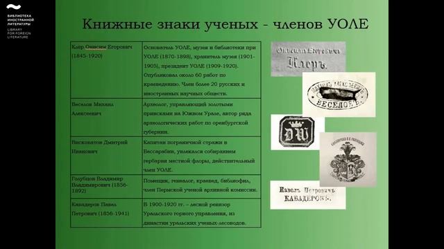 «Экслибрисы в книжной культуре» смотреть онлайн