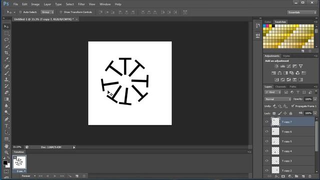 Animation on Photoshop CS6 | Creating and Exporting as a Gif смотреть онлайн