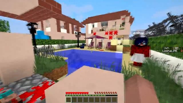 Майнкрафт : НУБ ПРОТИВ ПОРТАЛ В МИР ЛЕДИ БАГ ~ 100% ТРОЛЛИНГ НЕВИДИМКИ И ЗАЩИТА НУБ MINECRAFT