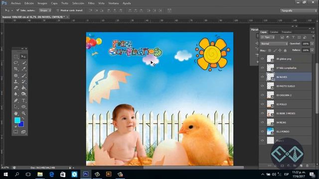 Cómo hacer un banner en Photoshop DISEÑO GRÁFICO PARA IMPRENTA (CAPITULO 04) смотреть онлайн