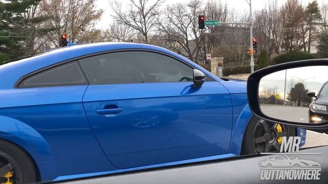 1000HP Audi TTRS Cruise! TT-RS Exhaust Big Turbo Sounds