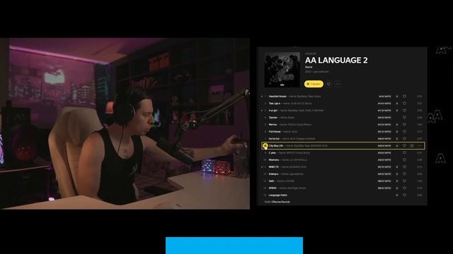 ФРЕЙМ ТЕЙМЕР СЛУШАЕТ АЛЬБОМ AA LANGUAGE 2 смотреть онлайн